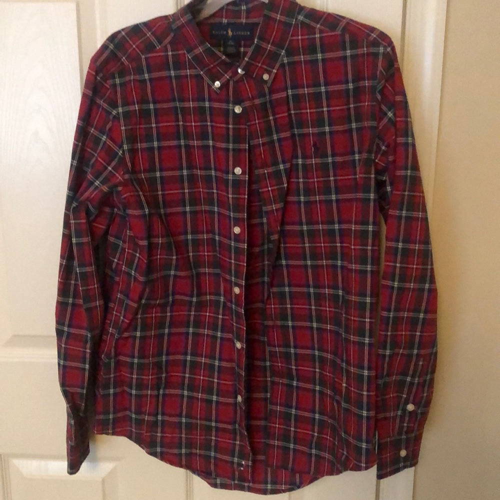 Ralph Lauren xl plaid Dress shirt or oxford